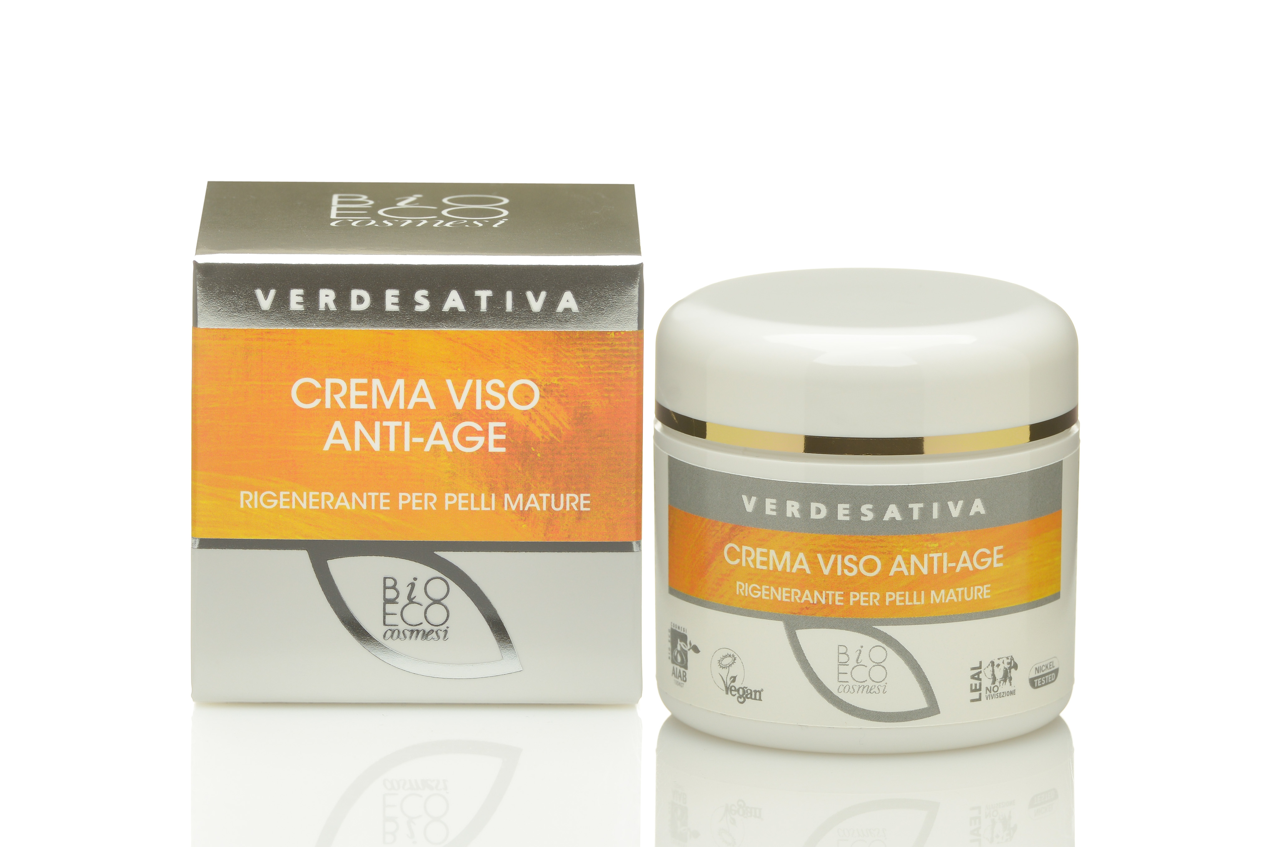 Crema viso Bio Attiva Anti Age – 100% naturale 50ml